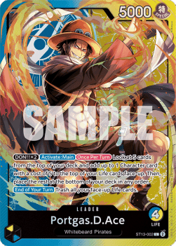 Portgas.D.Ace (ST13-002) (V.1) - Ultra Deck: The Three Brothers (Leader) [ST-13-002] - Cards Beyond