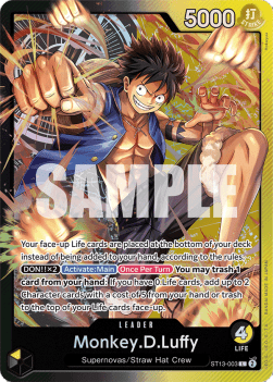 Monkey.D.Luffy (ST13-003) (V.1) - Ultra Deck: The Three Brothers (Leader) [ST-13-003] - Cards Beyond