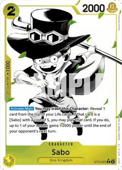 Sabo (ST13-007) (V.2) - Ultra Deck: The Three Brothers (Alternate Art) [ST-13-007] - Cards Beyond