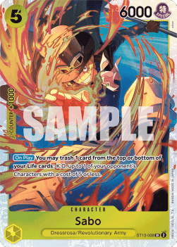 Sabo (ST13-008) (V.1) - Ultra Deck: The Three Brothers (Super Rare) [ST-13-008] - Cards Beyond