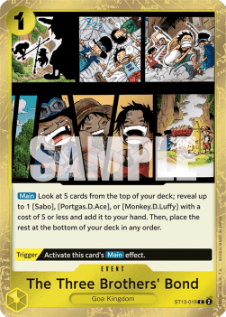 The Three Brothers' Bond (ST13-019) - Ultra Deck: The Three Brothers (Common) [ST-13-019] - Cards Beyond