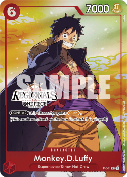 Monkey.D.Luffy (P-001) (V.2) - Special Tournament Promos (Promo) [STP-P-001] - Cards Beyond