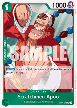 Scratchmen Apoo (EB01-015) - Memorial Collection (Rare) [EB01-015] - Cards Beyond