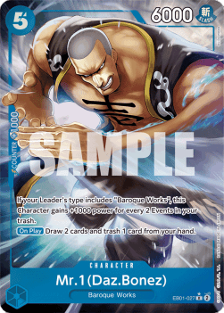 Mr.1(Daz.Bonez) (EB01-027) (V.2) - Memorial Collection (Alternate Art) [EB01-027] - Cards Beyond