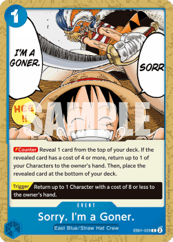 Sorry. I'm a Goner. (EB01-029) - Memorial Collection (Common) [EB01-029] - Cards Beyond