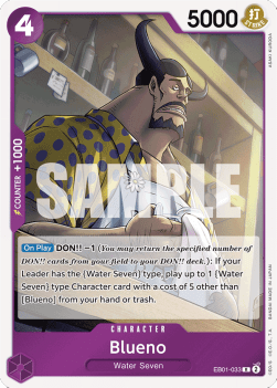 Blueno (EB01-033) - Memorial Collection (Rare) [EB01-033] - Cards Beyond