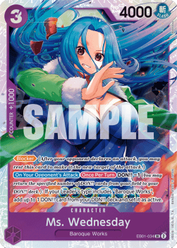 Ms. Wednesday (EB01-034) (V.1) - Memorial Collection (Super Rare) [EB01-034] - Cards Beyond