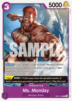 Ms. Monday (EB01-035) - Memorial Collection (Common) [EB01-035] - Cards Beyond