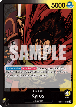 Kyros (EB01-040) (V.1) - Memorial Collection (Leader) [EB01-040] - Cards Beyond