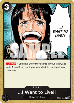 ...I Want to Live!! (EB01-050) - Memorial Collection (Common) [EB01-050] - Cards Beyond
