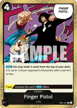 Finger Pistol (EB01-051) - Memorial Collection (Rare) [EB01-051] - Cards Beyond