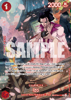 Izo (OP03-003) - 500 Years into the Future (Special Rare) [OP07-OP03-003] - Cards Beyond