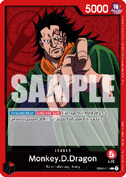 Monkey.D.Dragon (OP07-001) (V.1) - 500 Years into the Future (Leader) [OP07-001] - Cards Beyond