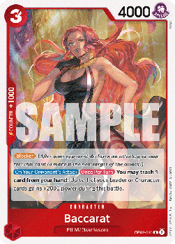 Baccarat (OP07-010) - 500 Years into the Future (Rare) [OP07-010] - Cards Beyond