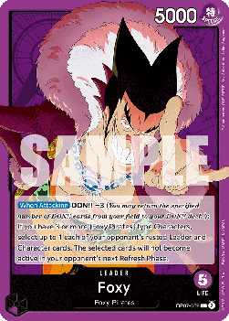 Foxy (OP07-059) (V.1) - 500 Years into the Future (Leader) [OP07-059] - Cards Beyond