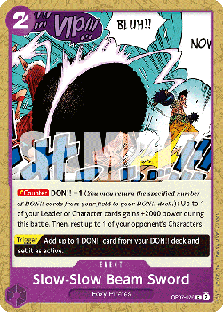 Slow-Slow Beam Sword (OP07-076) - 500 Years into the Future (Common) [OP07-076] - Cards Beyond