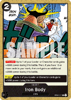 Iron Body (OP07-095) - 500 Years into the Future (Common) [OP07-095] - Cards Beyond