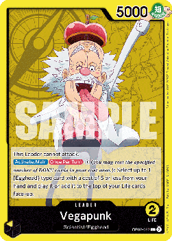 Vegapunk (OP07-097) (V.1) - 500 Years into the Future (Leader) [OP07-097] - Cards Beyond