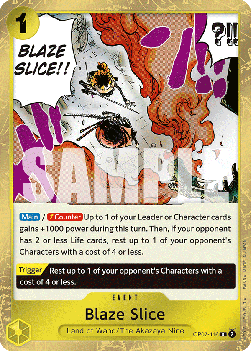 Blaze Slice (OP07-116) - 500 Years into the Future (Rare) [OP07-116] - Cards Beyond
