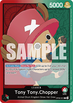 Tony Tony.Chopper (OP08-001) (V.1) - Two Legends (Leader) [OP08-001] - Cards Beyond
