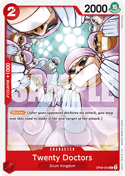 Twenty Doctors (OP08-003) - Two Legends (Common) [OP08-003] - Cards Beyond