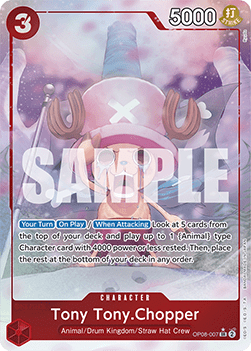 Tony Tony.Chopper (OP08-007) (V.2) - Two Legends (Alternate Art) [OP08-007] - Cards Beyond