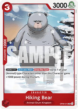 Hiking Bear (OP08-010) - Two Legends (Uncommon) [OP08-010] - Cards Beyond