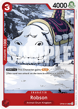 Robson (OP08-013) - Two Legends (Uncommon) [OP08-013] - Cards Beyond