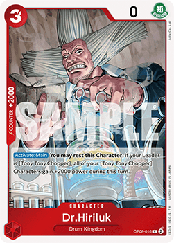 Dr.Hiriluk (OP08-016) - Two Legends (Rare) [OP08-016] - Cards Beyond