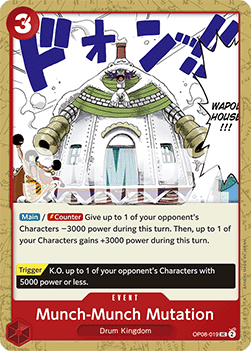 Munch-Munch Mutation (OP08-019) - Two Legends (Uncommon) [OP08-019] - Cards Beyond