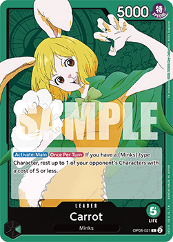 Carrot (OP08-021) (V.1) - Two Legends (Leader) [OP08-021] - Cards Beyond