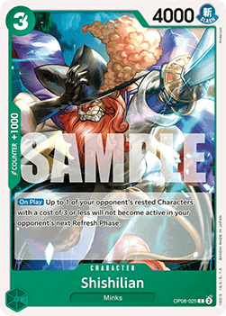 Shishilian (OP08-025) - Two Legends (Common) [OP08-025] - Cards Beyond
