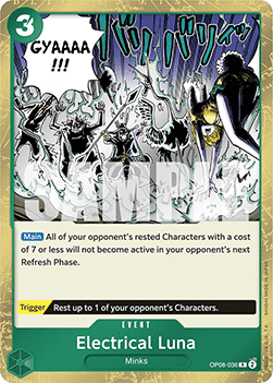 Electrical Luna (OP08-036) - Two Legends (Rare) [OP08-036] - Cards Beyond