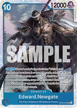 Edward.Newgate (OP08-043) (V.1) - Two Legends (Super Rare) [OP08-043] - Cards Beyond
