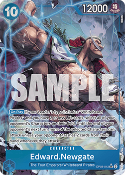 Edward.Newgate (OP08-043) (V.2) - Two Legends (Alternate Art) [OP08-043] - Cards Beyond