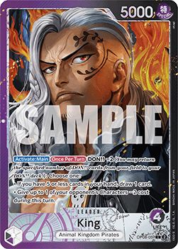 King (OP08-057) (V.2) - Two Legends (Alternate Art) [OP08-057] - Cards Beyond