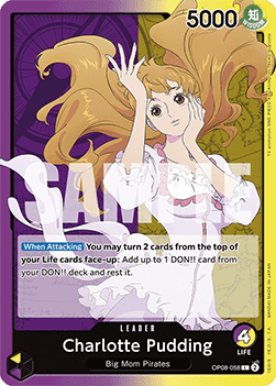 Charlotte Pudding (OP08-058) (V.1) - Two Legends (Leader) [OP08-058] - Cards Beyond