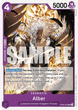 Alber (OP08-059) - Two Legends (Uncommon) [OP08-059] - Cards Beyond