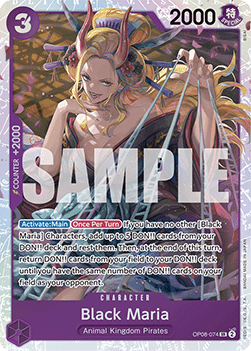 Black Maria (OP08-074) (V.1) - Two Legends (Super Rare) [OP08-074] - Cards Beyond