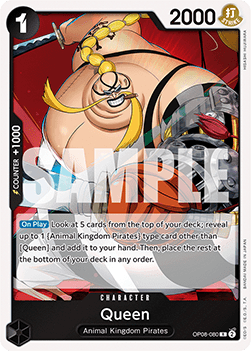 Queen (OP08-080) (V.1) - Two Legends (Rare) [OP08-080] - Cards Beyond