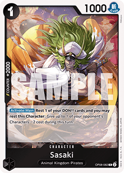 Sasaki (OP08-082) - Two Legends (Rare) [OP08-082] - Cards Beyond