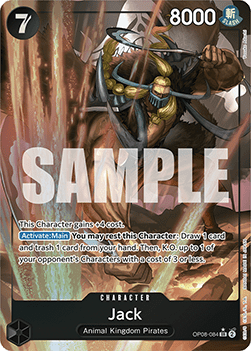 Jack (OP08-084) (V.2) - Two Legends (Alternate Art) [OP08-084] - Cards Beyond