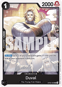 Duval (OP08-088) - Two Legends (Uncommon) [OP08-088] - Cards Beyond