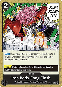 Iron Body Fang Flash (OP08-095) - Two Legends (Uncommon) [OP08-095] - Cards Beyond