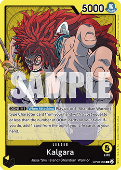 Kalgara (OP08-098) (V.1) - Two Legends (Leader) [OP08-098] - Cards Beyond