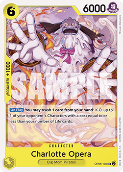 Charlotte Opera (OP08-102) - Two Legends (Uncommon) [OP08-102] - Cards Beyond