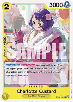 Charlotte Custard (OP08-103) - Two Legends (Uncommon) [OP08-103] - Cards Beyond