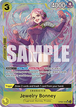 Jewelry Bonney (OP08-105) (V.2) - Two Legends (Alternate Art) [OP08-105] - Cards Beyond