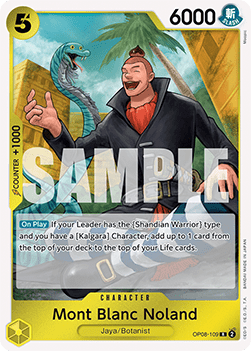 Mont Blanc Noland (OP08-109) - Two Legends (Rare) [OP08-109] - Cards Beyond