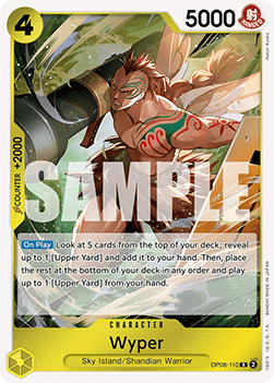 Wyper (OP08-110) (V.1) - Two Legends (Rare) [OP08-110] - Cards Beyond